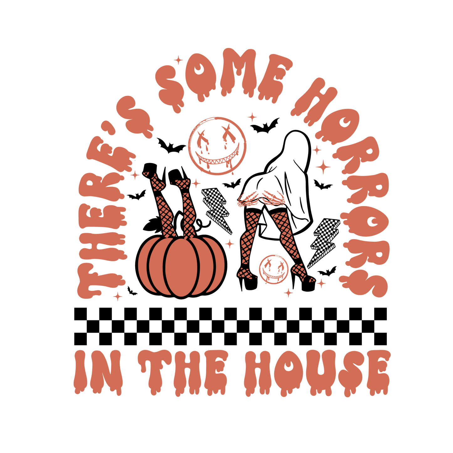 Funny Halloween heat transfer, press and peel, no shirt
