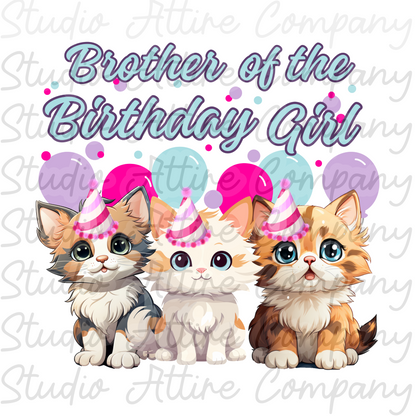 Birthday Girl - Kittens Ages 1 through 10 - Digital Download