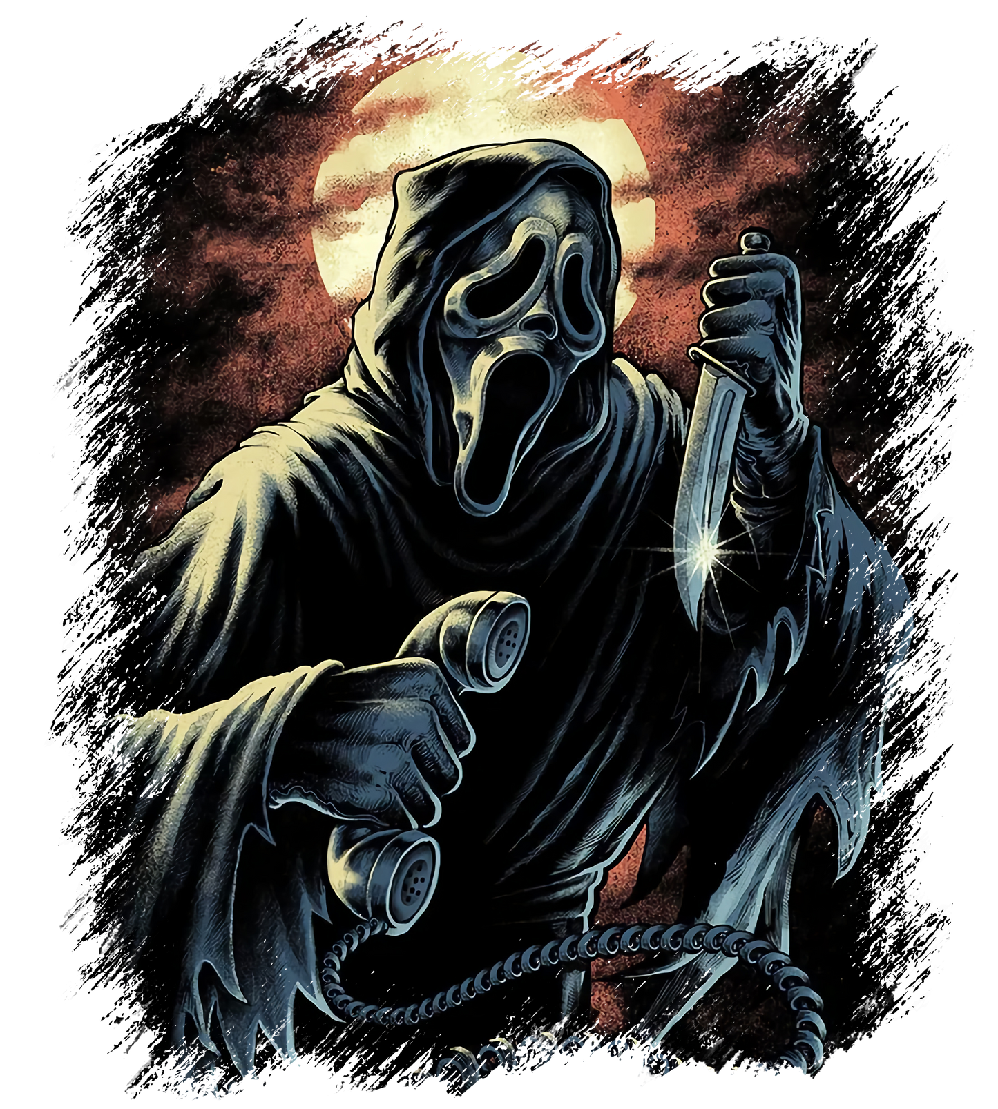 Transferencia de calor Scream, presiona y despega, sin camisa 