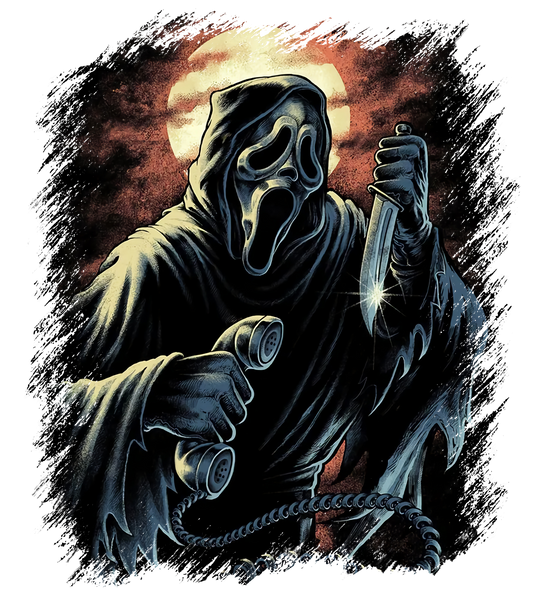 Scream heat transfer, press and peel, no shirt