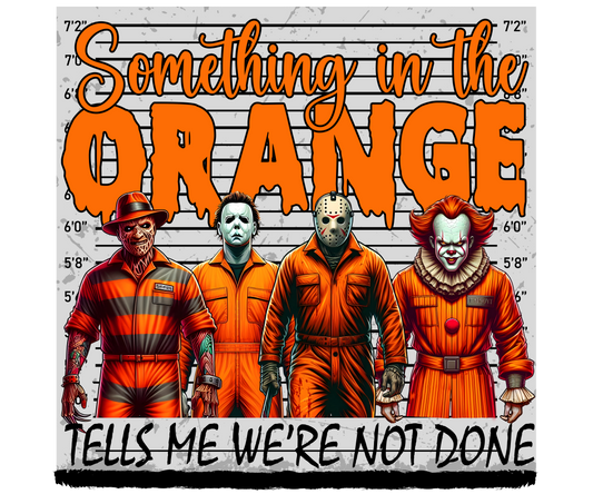 Something in the orange, Horror, Heat transfer, press and peel, DIY, Shirt design