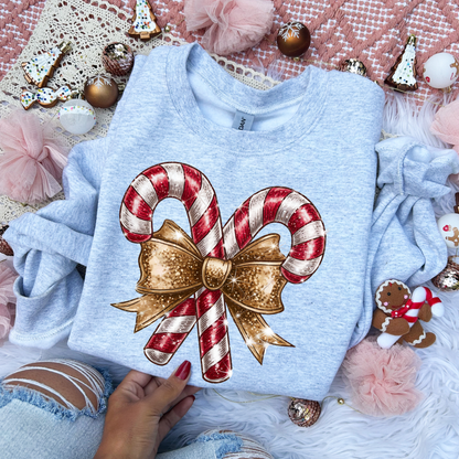 Christmas candy canes Sweatshirt 1395