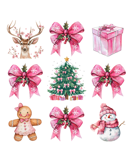 Heat transfer, Christmas, press and peel, made to order