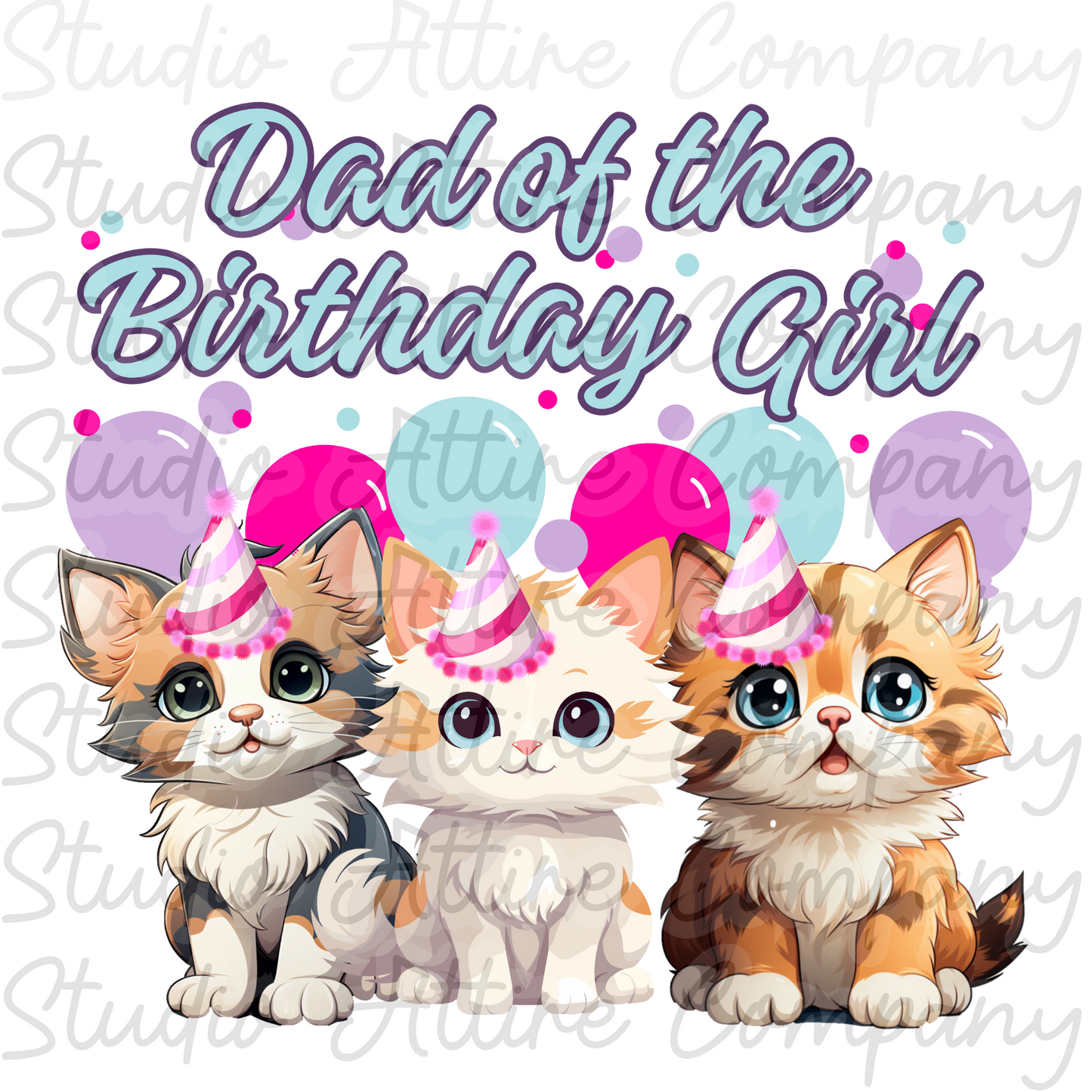 Birthday Girl - Kittens Ages 1 through 10 - Digital Download