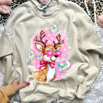 Reindeer bubble Sweatshirt 1401