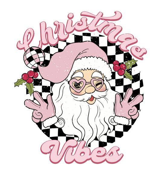 Santa, heat transfer, press and peel
