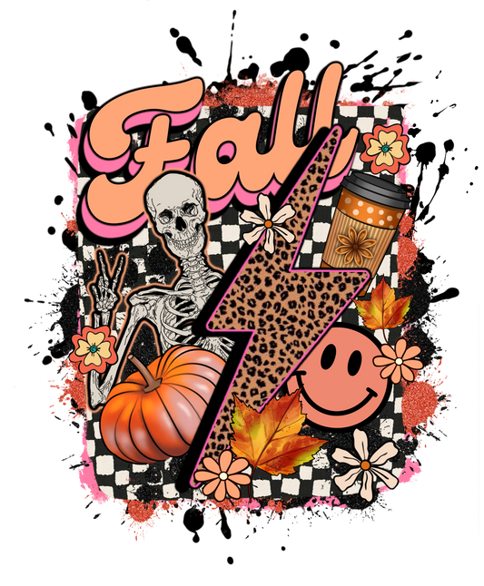Fall season, heat transfer, press and peel