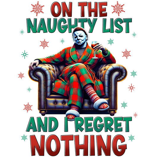 Horror Christmas, heat transfer, press and peel