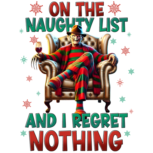 Horror Christmas, heat transfer, press and peel