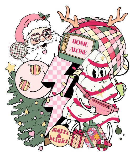 Christmas, heat transfer, press and peel