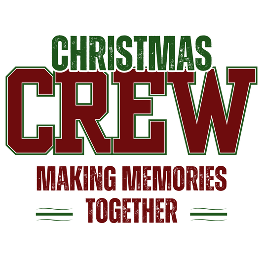 Christmas crew, Heat transfer, press and peel, DIY, Shirt design