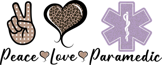 Paramedic, heat transfer, press and peel