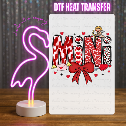 Mini, Valentine, Heat transfer, Press and peel, Full color, Instant press, MTO