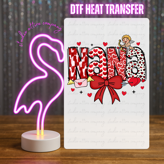 Nana, Valentine, Heat transfer, Press and peel, Full color, Instant press, MTO