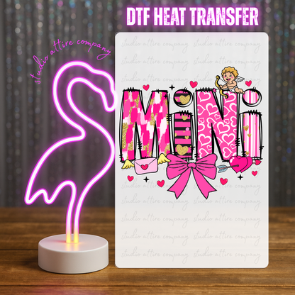 Mini, Valentine, Heat transfer, Press and peel, Full color, Instant press, MTO