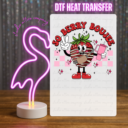 So berry boujee, Valentine, Heat transfer, Press and peel, Full color, Instant press, MTO