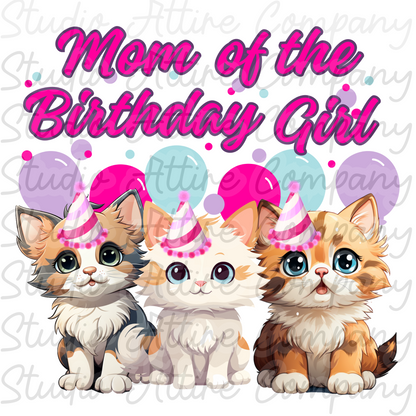 Birthday Girl - Kittens Ages 1 through 10 - Digital Download