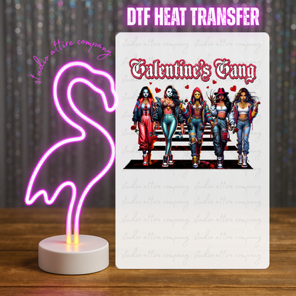 Valentines Gang, Valentine, Heat transfer, Press and peel, Full color, Instant press, MTO