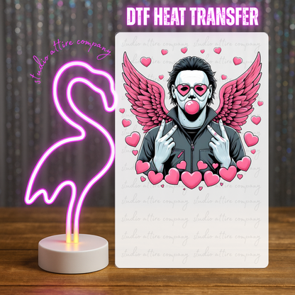 Michael, Valentine, Heat transfer, Press and peel, Full color, Instant press, MTO