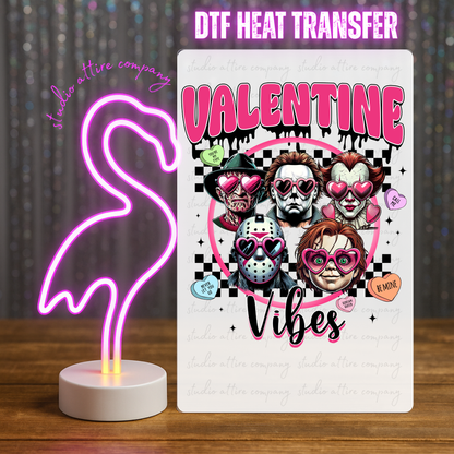 Valentine vibes, Valentine, Heat transfer, Press and peel, Full color, Instant press, MTO