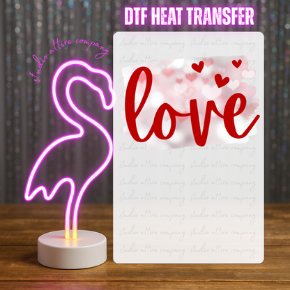 Love, Valentine, Heat transfer, Press and peel, Full color, Instant press, MTO, 1660