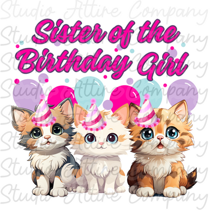 Birthday Girl - Kittens Ages 1 through 10 - Digital Download