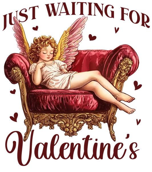Cupid, Valentine, heat transfer, press and peel, no shirt, made to order