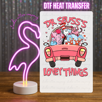 Lovey things, Valentine, Heat transfer, Press and peel, Full color, Instant press, MTO, 1742