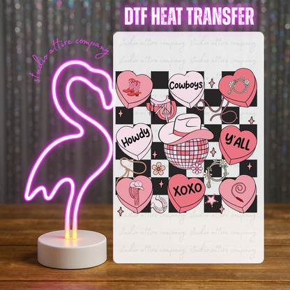 Retro Valentine, Heat transfer, Press and peel, Full color, Instant press, MTO, 1758