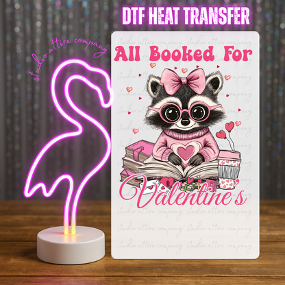 All booked for Valentines, Heat transfer, Press and peel, Full color, Instant press, MTO, 1766