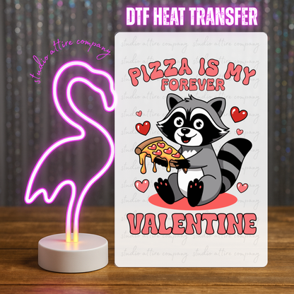 Pizza is my forever, Heat transfer, Press and peel, Full color, Instant press, MTO, 1768
