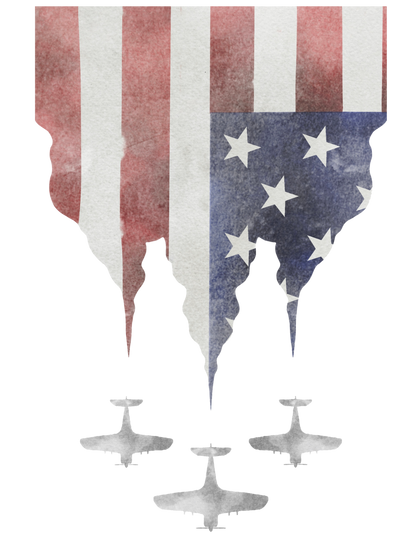 Flag, Plane, Press-ready, Transfer only, MTO