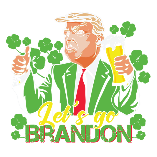 President, St. Patty, heat transfer, press and peel, no shirt, made to order