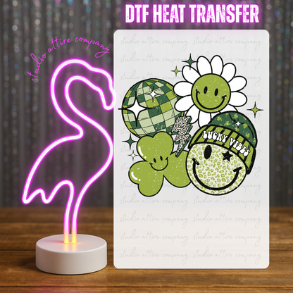 Retro, St. Patty Day, DTF Heat Transfer, Press and peel, Full color, Instant press, MTO