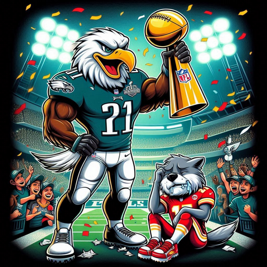 Eagles, NFL, heat transfer, press and peel, no shirt, made to order
