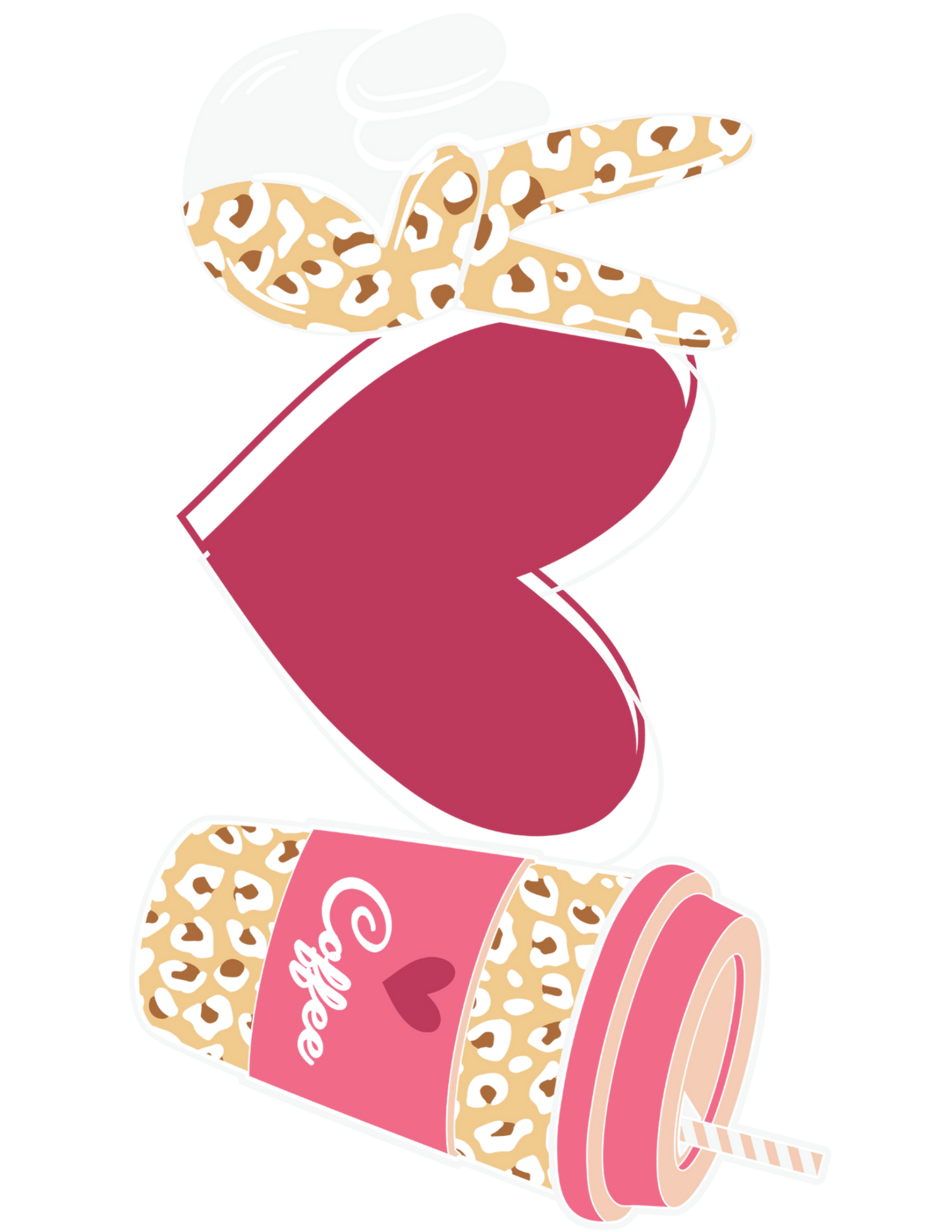 Coffee, cat mom, press and peel, no shirt, made to order