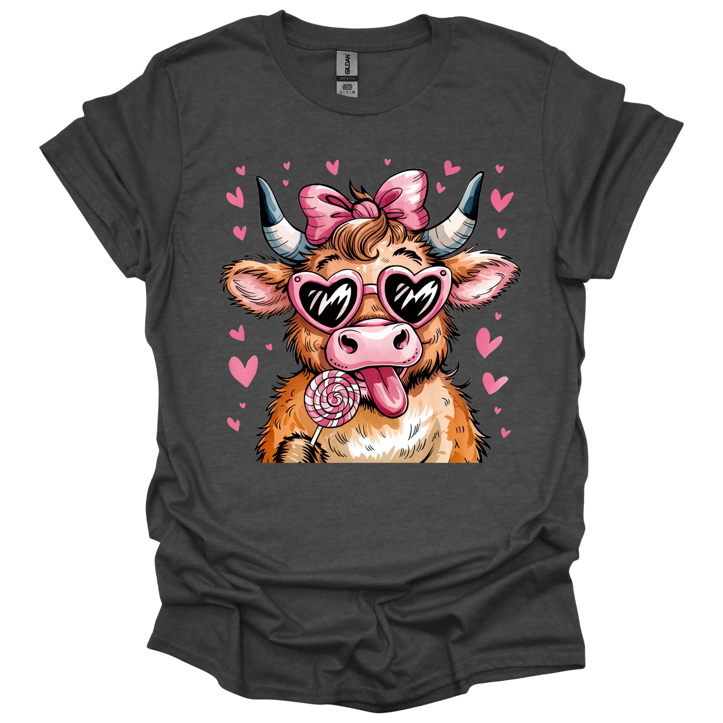 Día de San Valentín, camiseta, manga corta, estilo suave.