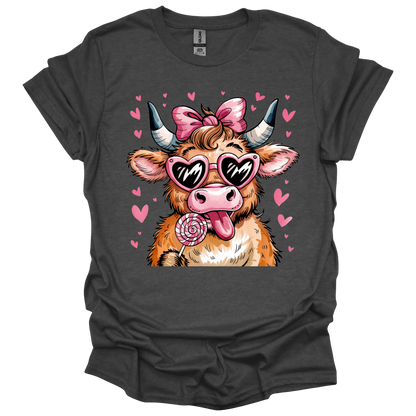 Día de San Valentín, camiseta, manga corta, estilo suave.