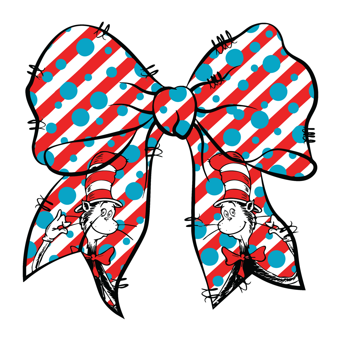 Bow, Character, heat transfer, press and peel, no shirt, made to order