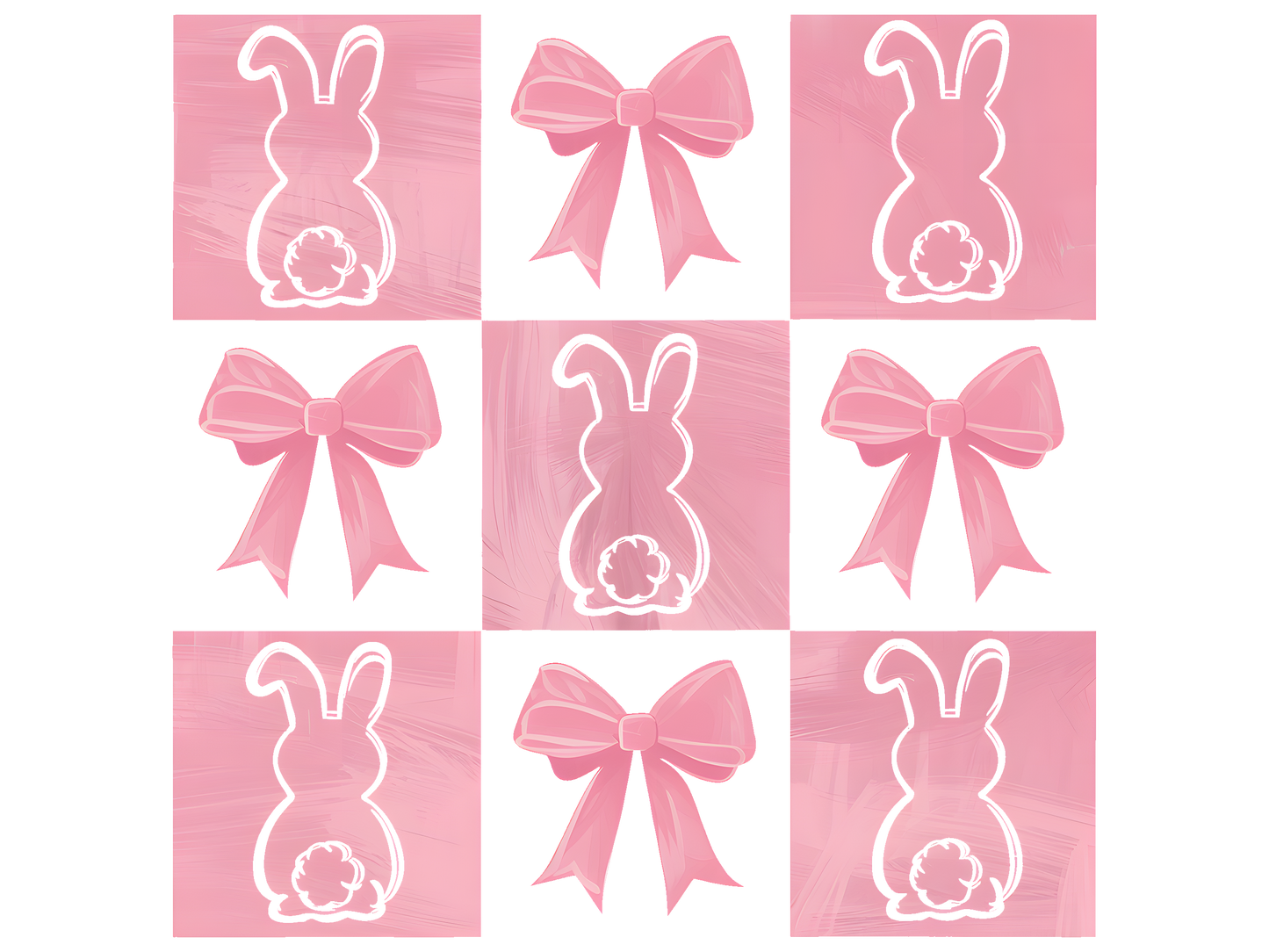 Bunny, Easter, heat transfer, press and peel, no shirt, made to order
