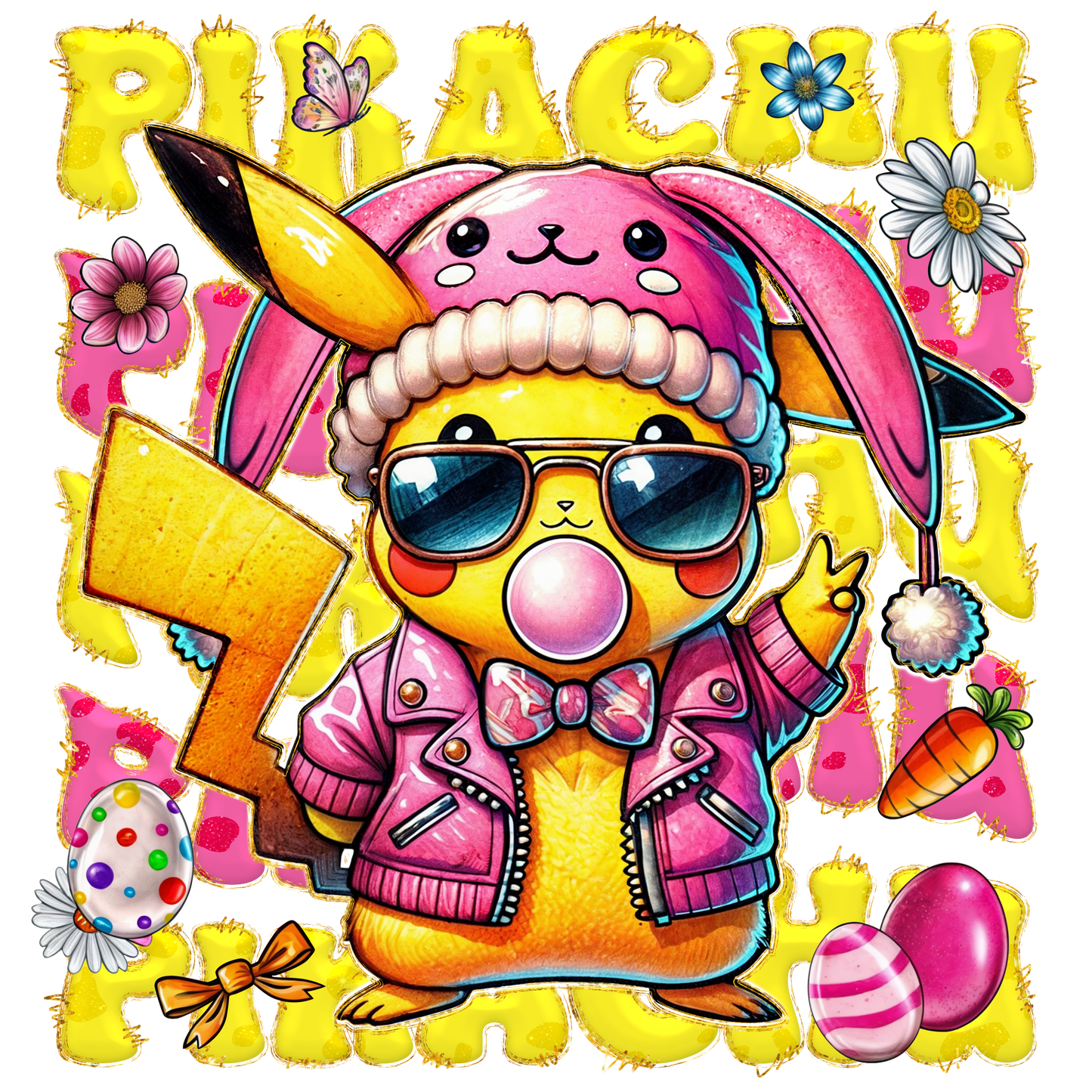 Easter, Character, heat transfer, press and peel, no shirt, made to order
