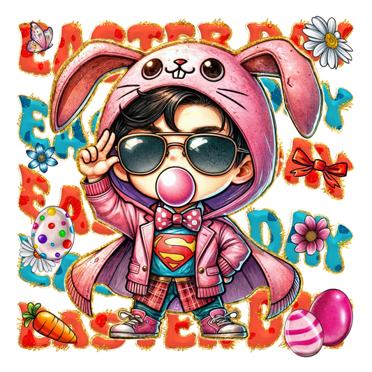 Easter, Character, heat transfer, press and peel, no shirt, made to order