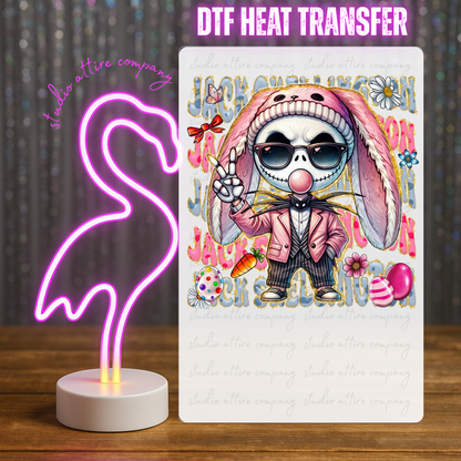 Character Jack, Easter, DTF Heat Transfer, Press and peel, Full color, Instant press, MTO
