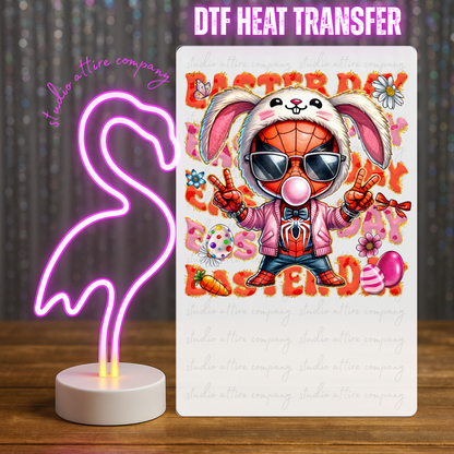 Character Spidey, Easter, DTF Heat Transfer, Press and peel, Full color, Instant press, MTO