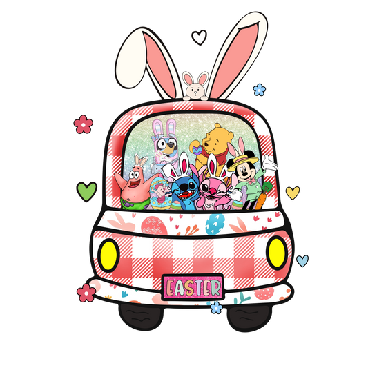 Easter, Character, heat transfer, press and peel, no shirt, made to order