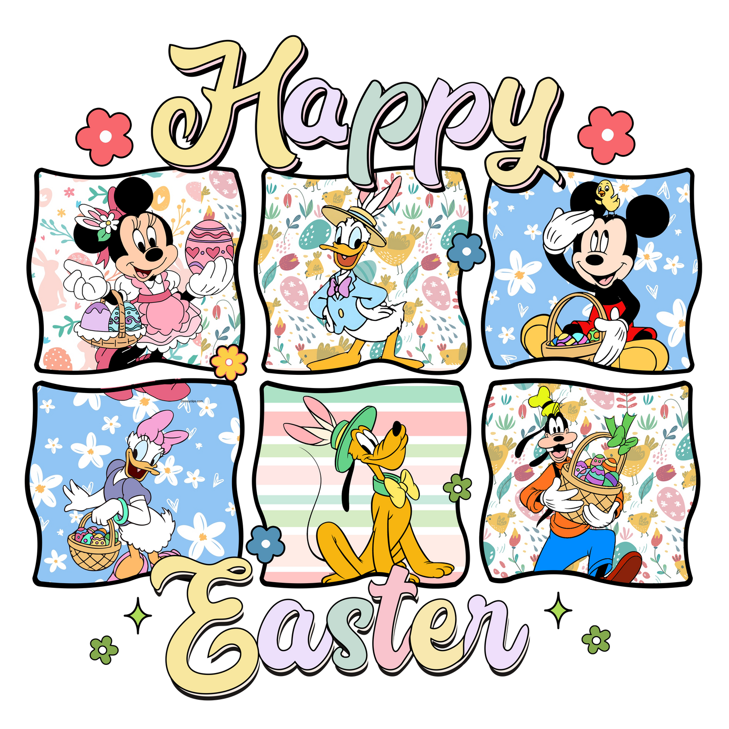 Easter, Character, heat transfer, press and peel, no shirt, made to order