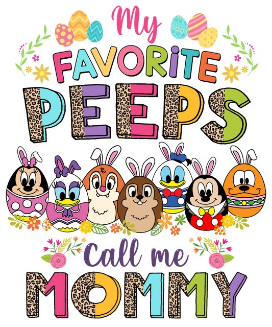 Easter, Character, heat transfer, press and peel, no shirt, made to order