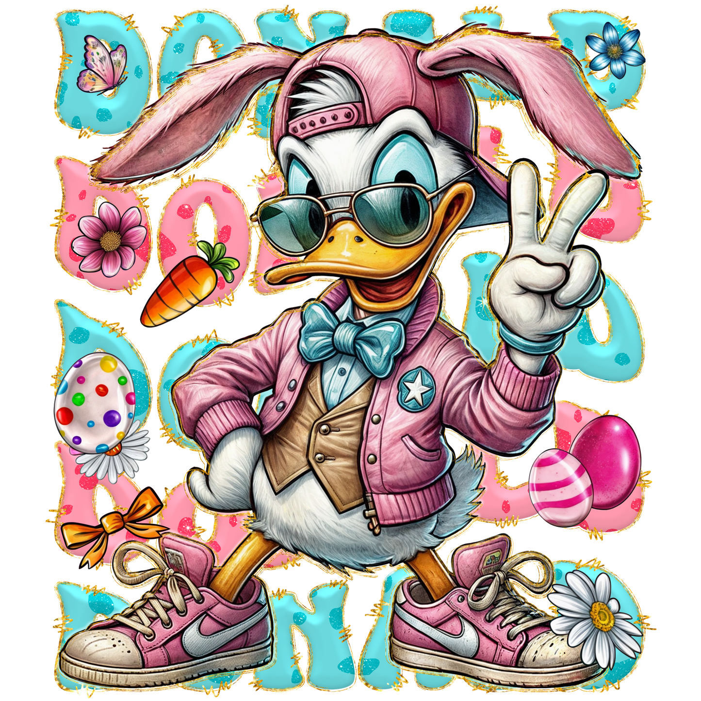 Easter, Character, heat transfer, press and peel, no shirt, made to order