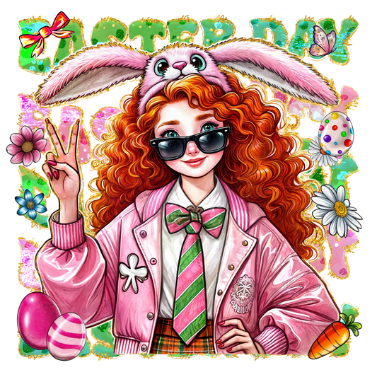 Easter, Character, heat transfer, press and peel, no shirt, made to order