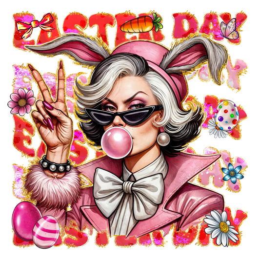 Easter, Character, heat transfer, press and peel, no shirt, made to order